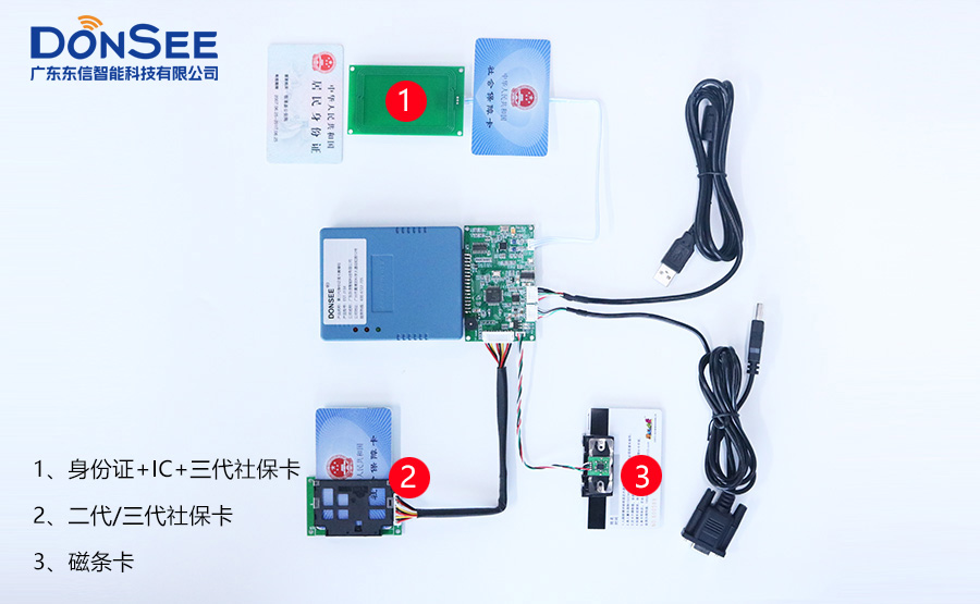 广东东信智能科技有限公司EST-J13X多功能身份证社保卡读卡器模组
