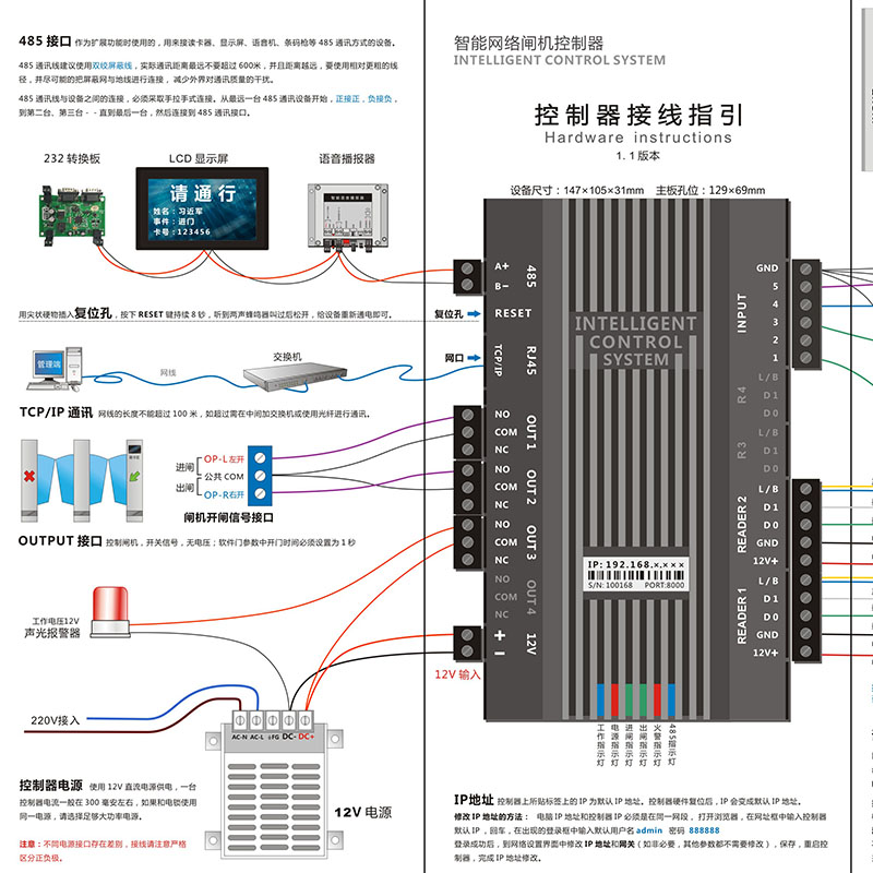 云+在线身份证门禁控制系统